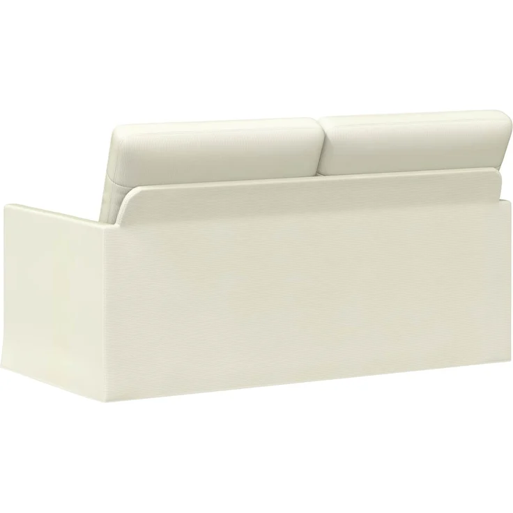vidaXL 2-Sitzer Sofa Creme 150 x 81 x 82 cm Cordstoff 42041102 – Bild 4