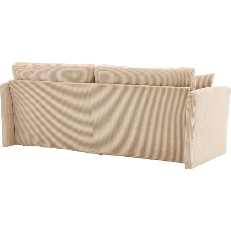 ZUBALIYA Schlafsofa 69.00x23.00 cm, mit Cordbezug, für Wohnzimmer und Apartments, mit stabilem Untergestell, Beige – Bild 21