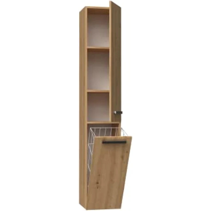 ibonto Hochschrank Badezimmerschrank: Elegantes & Praktisches Aufbewahrungsmöbel – Bild 7