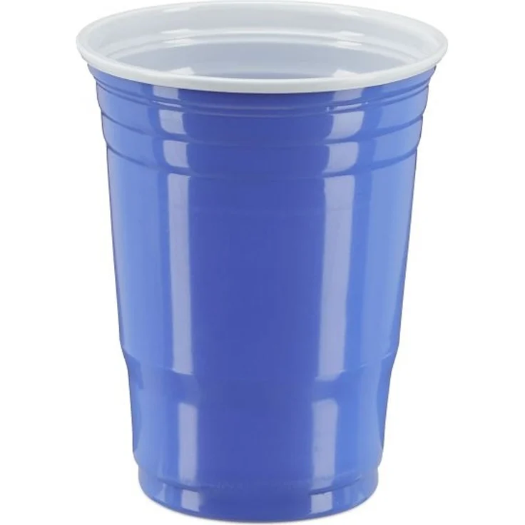 Relaxdays 100x Beer Pong Becher, blau – Bild 7