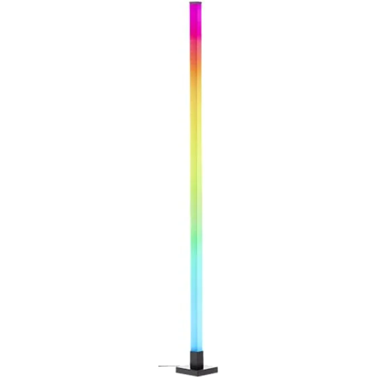 BreLight LED Stehlampe Neele LED Stehleuchte, Dimmer, Dimmfunktion, dimmbar über Fernbedienung, LED fest integriert, RGB, 150 cm, digitales RGB, Musiksensor, zerlegt mit Aufbauanleitung – Bild 2