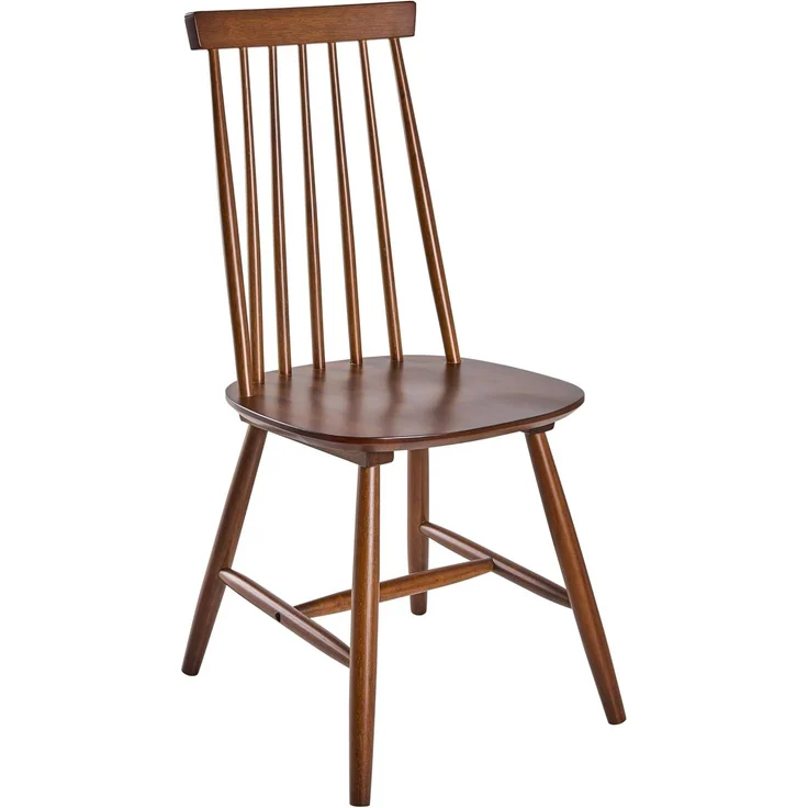 Esszimmerstuhl 2er Set BURBANK Holz Braun – Bild 1