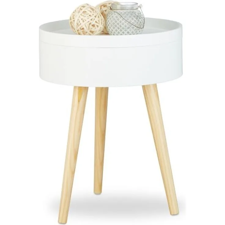 Beistelltisch skandinavisch mit Tablett