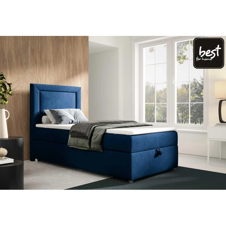 Best For Home Trinity K3 Einzelbett mit Boxspringbett und Bonnell-Federkernmatratze – Bild 2