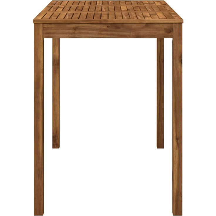 vidaXL Gartenbar-Tisch LAREN Natur 141 x 80,5 x 105 cm 901260 – Bild 4