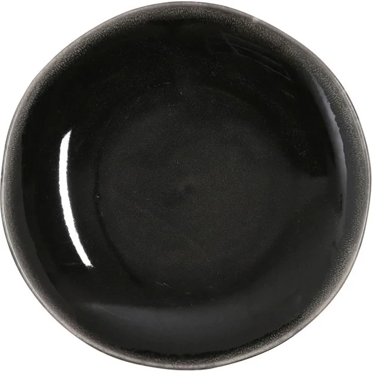 Mica Frühstücksteller Tabo schwarz, Ø 20,5 cm x 2 cm