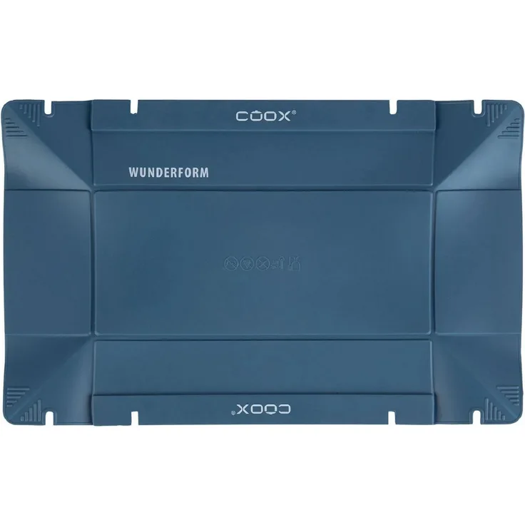 coox Backform coox WUNDERFORM Basic M in graublau erste faltbare Kastenform Backform