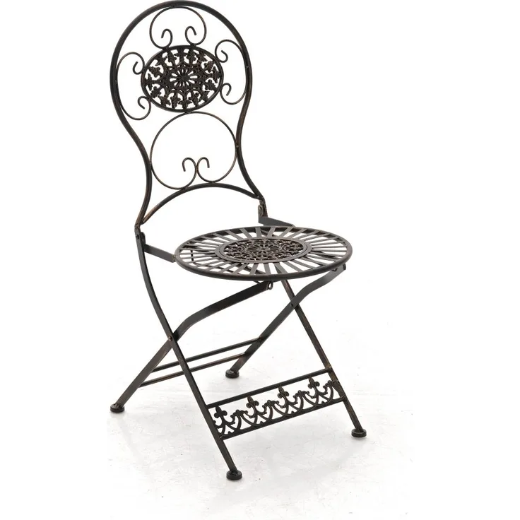 CLP Eisen Klappstuhl Mani im Jugendstil,bronze