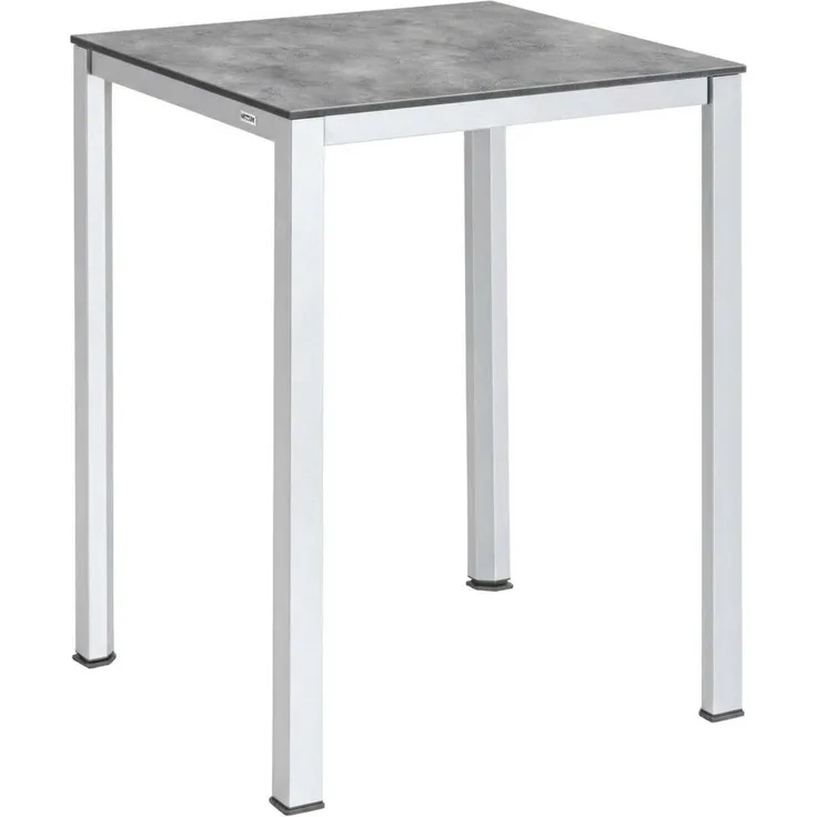Kettler CUBIC Bar Tisch 70 x 70 x 96 cm Silber Aluminiumgestell HPL Platte