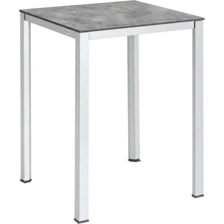Kettler CUBIC Bar Tisch 70 x 70 x 96 cm Silber Aluminiumgestell HPL Platte – Bild 1