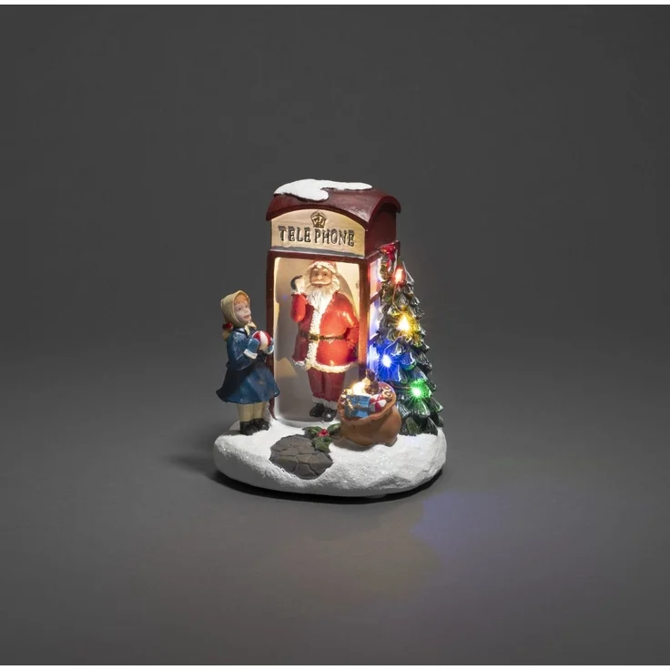 Konstsmide LED Szenerie Weihnachtsmann 12,5 cm x 11,5 cm x 16,5 cm – Bild 6