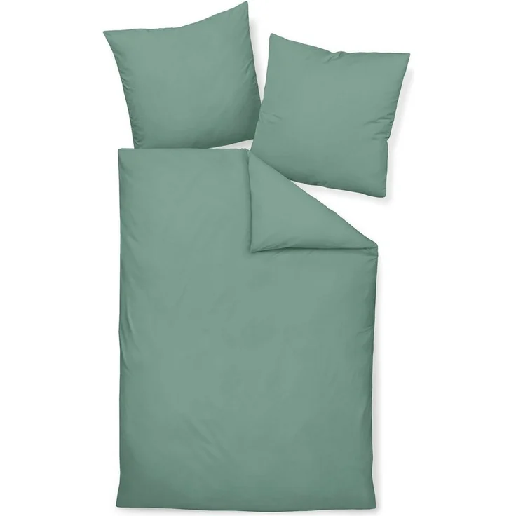 Janine Kissenbezug Colors Mako Satin, (1 Stück), mit Reißverschluss, uni Kissenhülle, feinfädig, 100% Baumwolle – Bild 2
