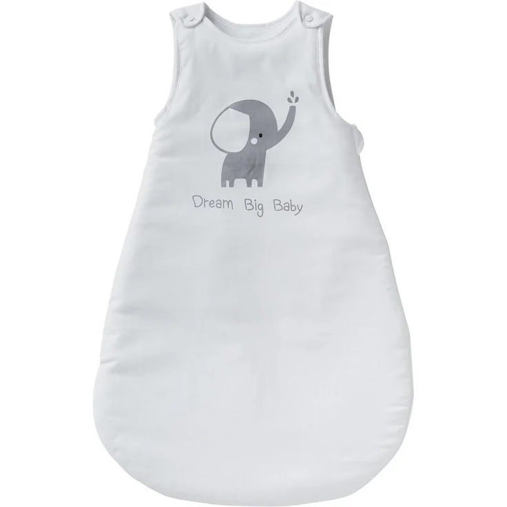 vertbaudet Babyschlafsack Ärmelloser Baby Schlafsack ELEFANTEN, Sommerschlafsack, 2,5 TOG – Bild 1