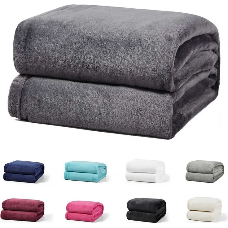 Wohndecke Luxury Kuscheldecke, 150x200 cm, 220x240 cm, 230x270 cm, Buymax, super weiche Fleece-Tagesdecke, Sofadecke