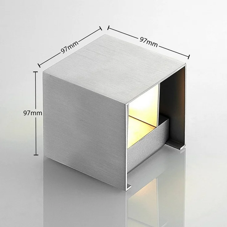 Arcchio Wandleuchte Zuzana, Metall, Alu IP20, 1 x 8 W LED – Bild 3