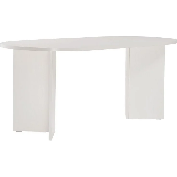 Elegant White Dining Table, 180 x 75 x 89.5 cm | 100% Melamine Coated Particle Board, 25 mm Thick | Perfect for Modern Dining Spaces – Bild 2