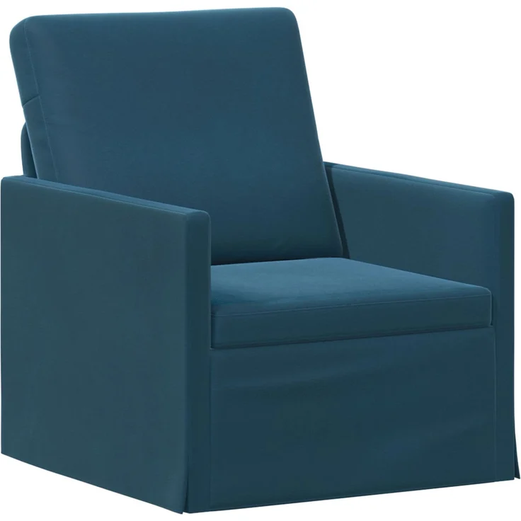 vidaXL Sofa-Set 2 pcs Blau Samt (V) 3433238 – Bild 2