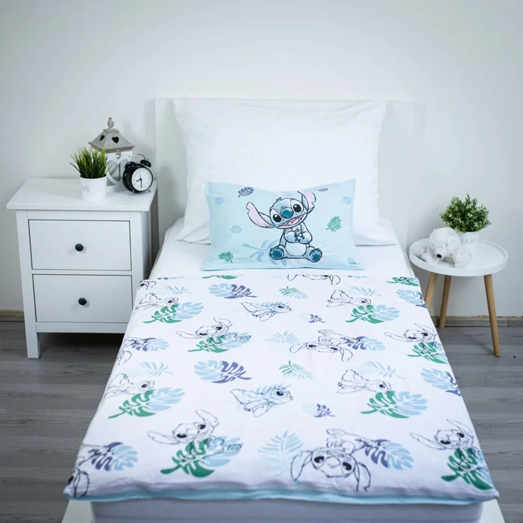 Disney Lilo & Stitch Baby Bettbezug Kinderbettwäsche 100x135 + 40x60 cm mit Kissenbezug – Bild 2