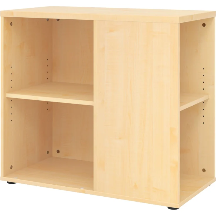 bümö Schreibtisch Schrank in Ahorn, Container Schrank Büro für Ordner & Co. - Anstell-Container Schreibtisch, Schreibtisch Kommode, Büro Schrank Möbel, Bürocontainer, Schreibtischcontainer, 1630-3 – Bild 1