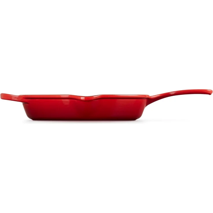 Le Creuset Signature Gusseisen Brat- / Servier-Pfanne 26 cm hoch Kirschrot – Bild 4