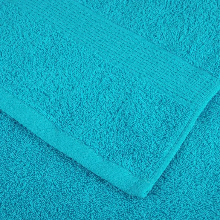 vidaXL Premium Waschhandtücher SOLUND 10 Stück Türkis 30x30 cm 600 g/m² 137445 – Bild 6