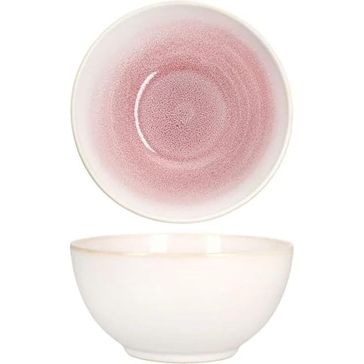 MamboCat Müslischale 6er Set Reactive Glaze Paris Müsli-Schale 400ml 6 Pers Pink Schüssel, Steingut – Bild 4