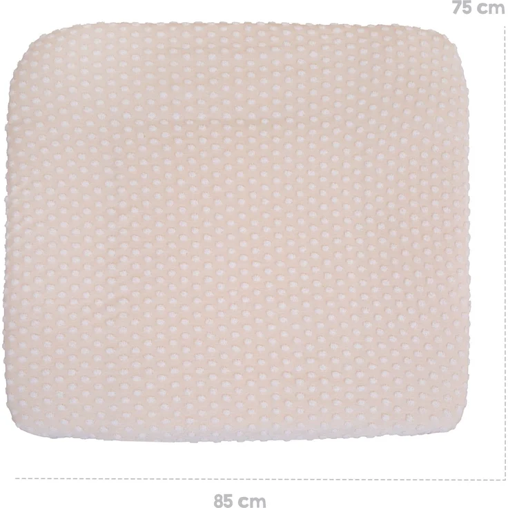 roba Spannbezug für Wickelauflagen 'Frosty Almond' - 75 x 85 cm - GOTS - Beige – Bild 6