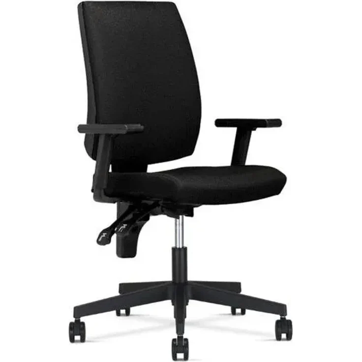 Bürostuhl Taktik schwarz mit Armlehnen