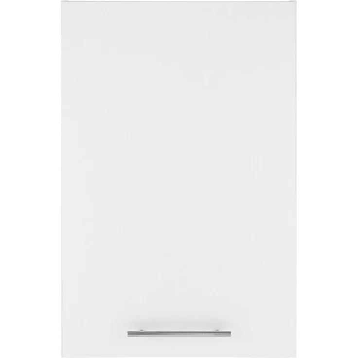XORA 'PRIMUS' Aufsatzschrank groß, Holznachbildung weiß, 50 x 76 x 68 cm, höhenverstellbare Fachböden – Bild 1