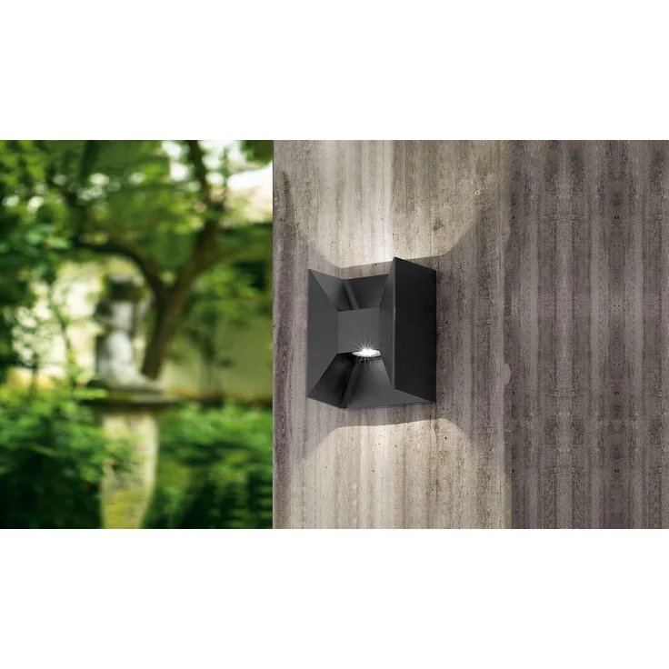 Eglo 93319 Aussen-LED MORINO Up & Downlight anthrazit, LED max. 2X2,5W – Bild 4