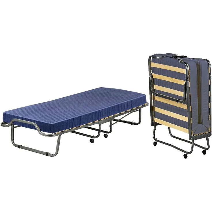Talamo Italia - Klappbett Priscilla, orthopädisches und faltbares Einzelbett, 100 % Made in Italy, inklusive Matratze 80x190 cm