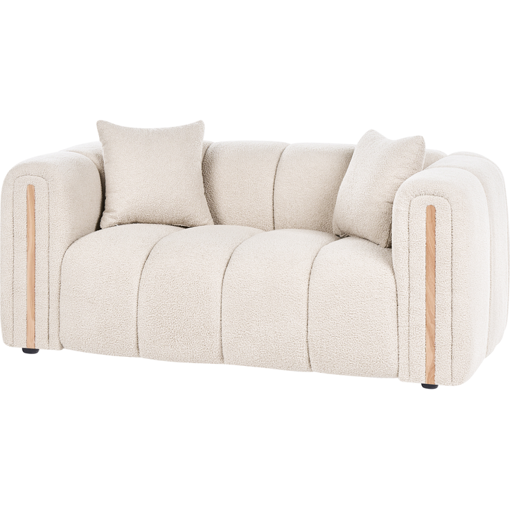 Sofa 2-Sitzer MORSIL Bouclé Beige – Bild 5