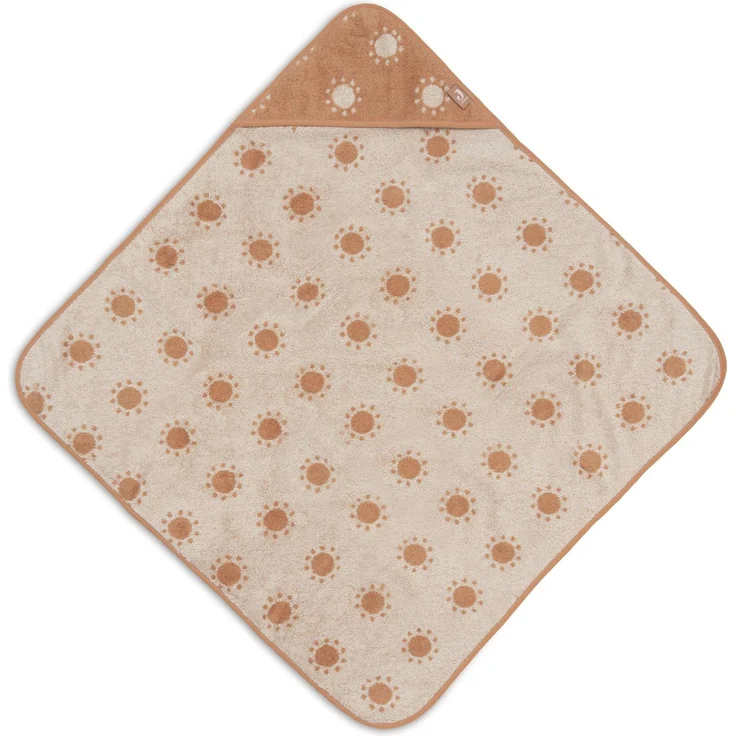 Jollein Frottee-Badecape – Jacquard Sun – 75 x 75