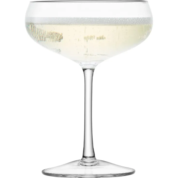LSA International Weingläser, Champagnergläser, 215 ml, transparent