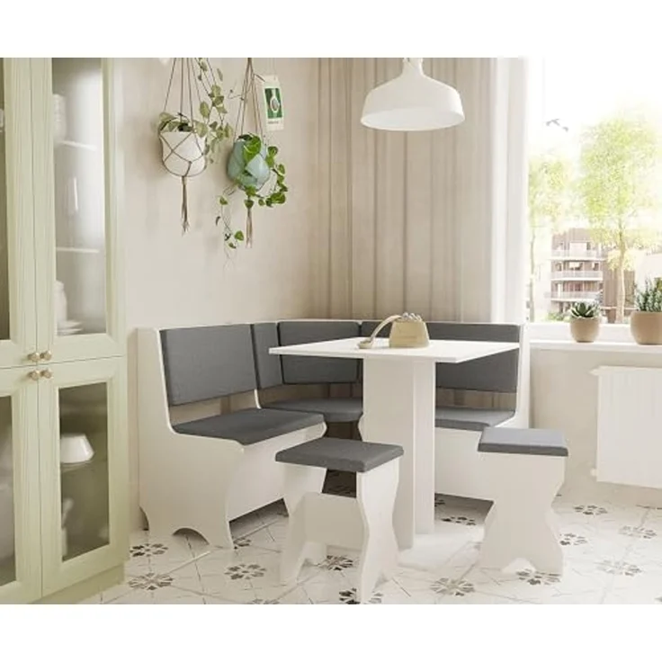 Rodnik Eckbankgruppe Ecuador, (Set, 4-tlg), mit Staufächer, kompakt, klein, platzsparend – Bild 2