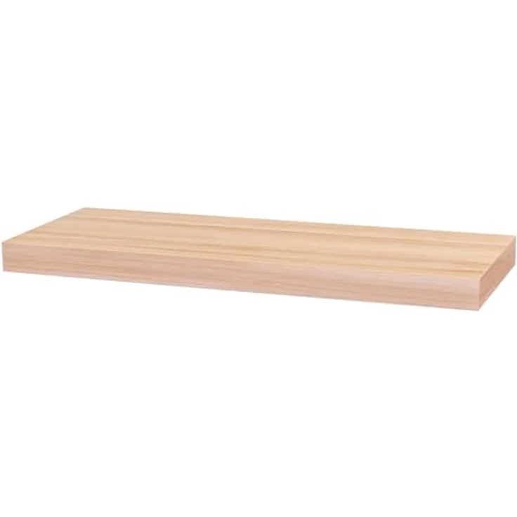 Levandeo® Wandregal, Wandboard Bobby 60cm Kernbuche - Wandregal Regal Board Bord – Bild 2