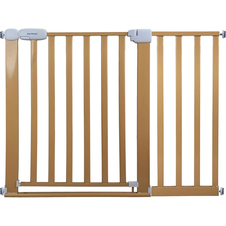 Absperrgitter Treppenschutzgitter beige für 110-120cm Durchgang 77cm Hoch