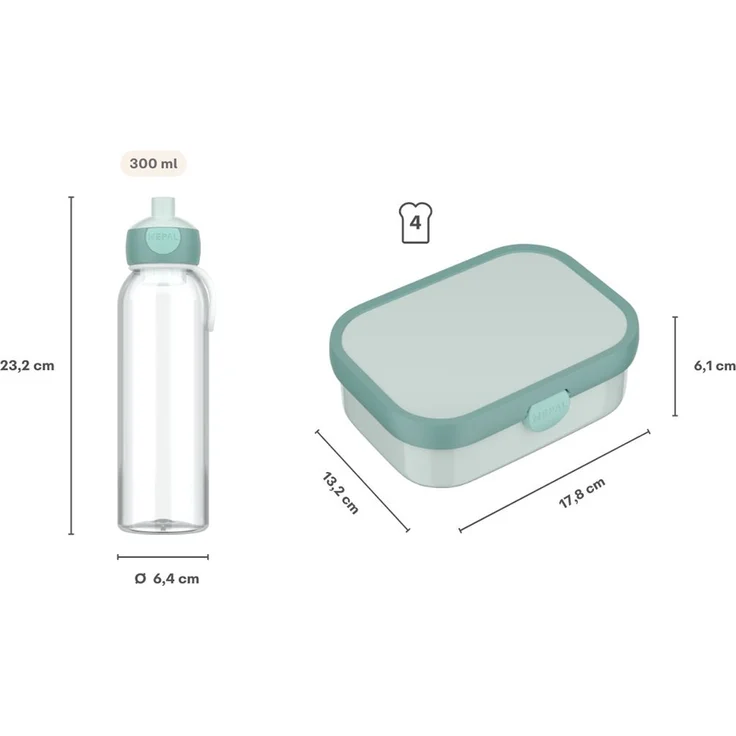 Mepal CAMPUS Pausenset 2-teilig Cool Pink (2025) – Bild 4