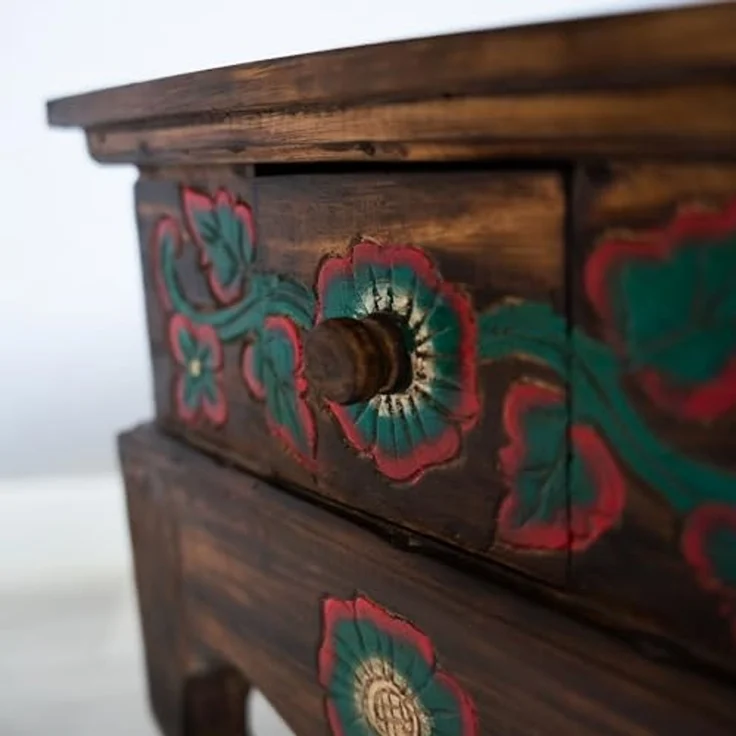 livasia Couchtisch livasia Couchtisch aus Bali, nachhaltig, handgefertigt, 39x39cm, handgefertigt – Bild 7