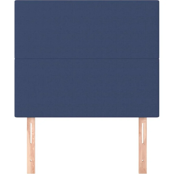 vidaXL Kopfteile 2 Stk. Blau 100 x 5 x 78/88 cm Stoff 3116048 – Bild 3
