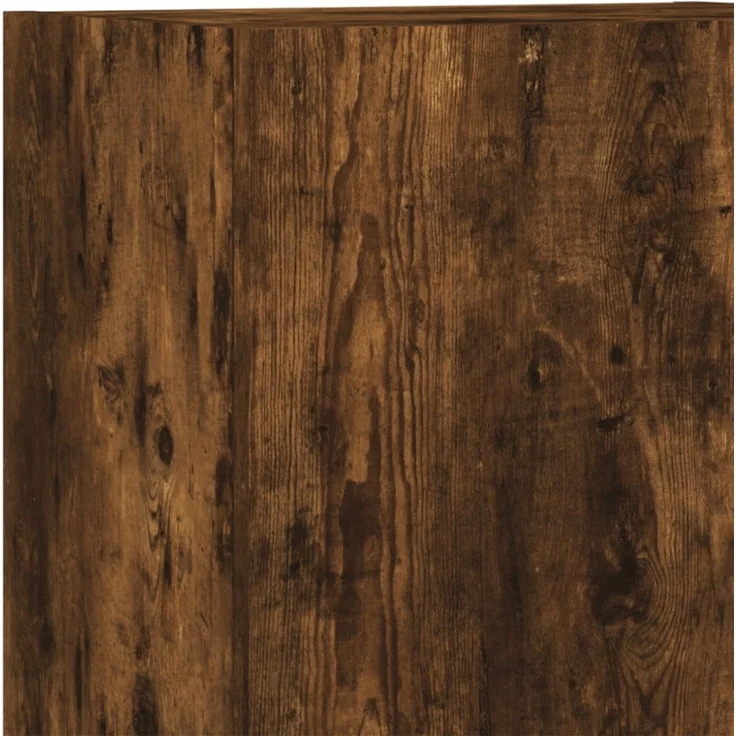 vidaXL 4-tlg. Wohnwand Räuchereiche Holzwerkstoff 3216432 – Bild 3