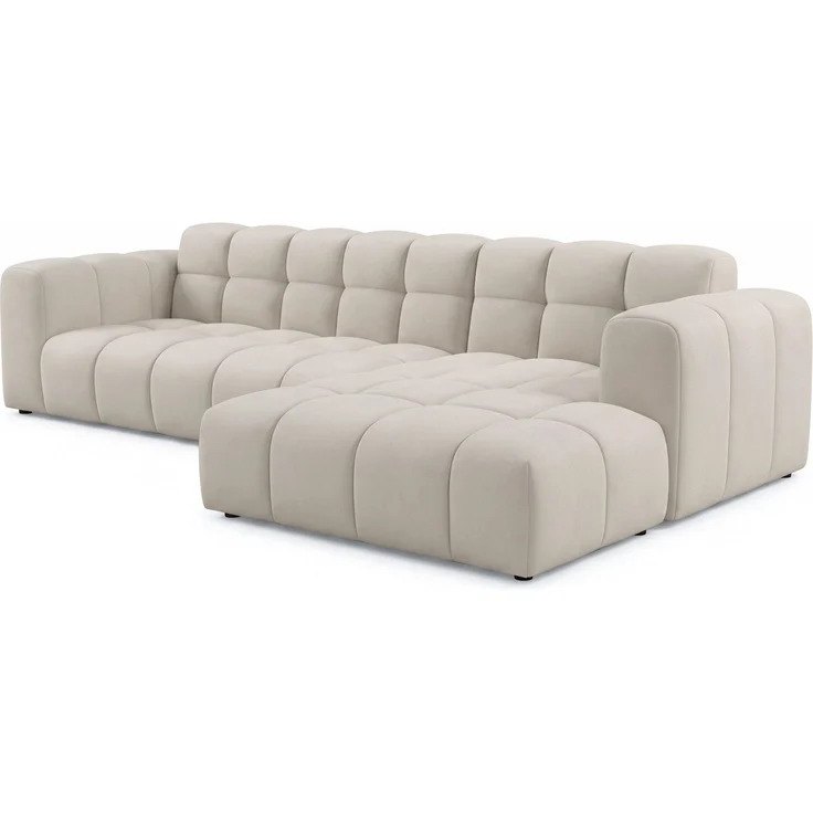Selsey 'Boloon' Ecksofa L-Form, 3-Sitzer, rechts, Samt Greige, 300 cm – Bild 3