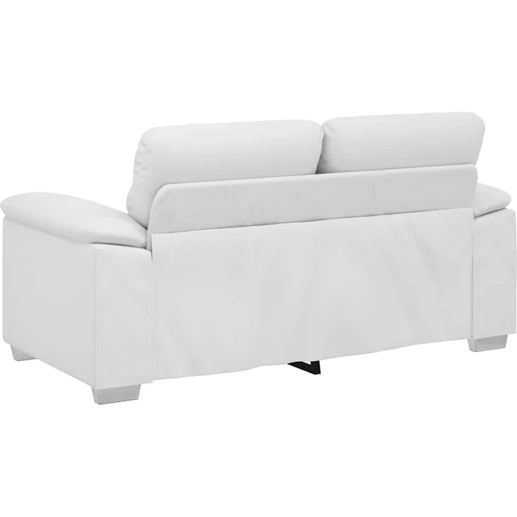 vidaXL 2-Sitzer-Sofa Weiß 160x81x84 cm Kunstleder 4105338 – Bild 5