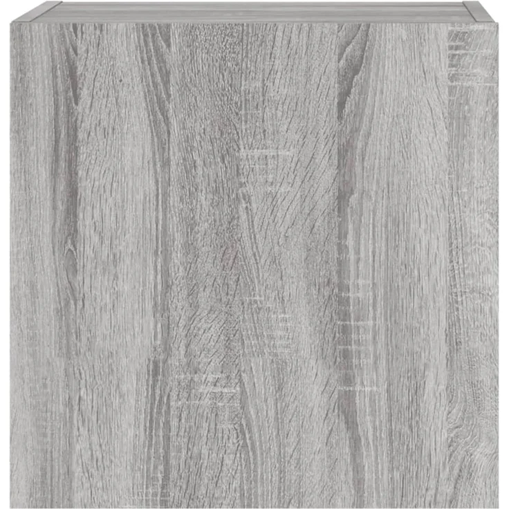 TV-Wandschrank, TV-Hängeboard Fernsehschrank Grau Sonoma 40,5x30x40 cm Holzwerkstoff – Bild 7