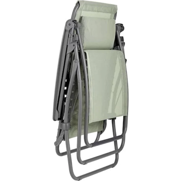 Lafuma RSXA Clip Moos Titane, Relaxliege Batyline® Iso mit stufenlos verstellbarem Rahmen und Oeko-Tex® Zertifikat – Bild 5