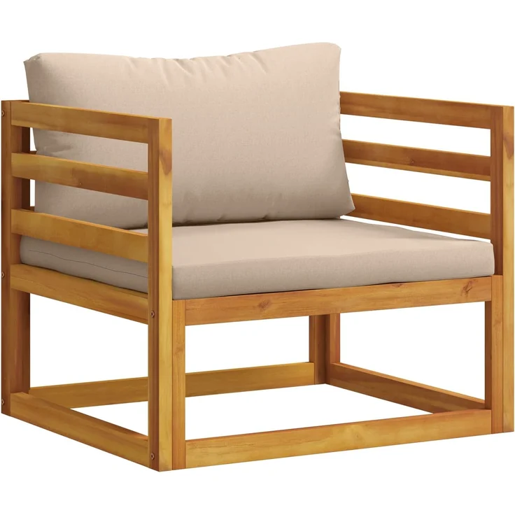 vidaXL Sofa-Set 12 stk. Natur Massivholz Akazie 3417232 – Bild 7