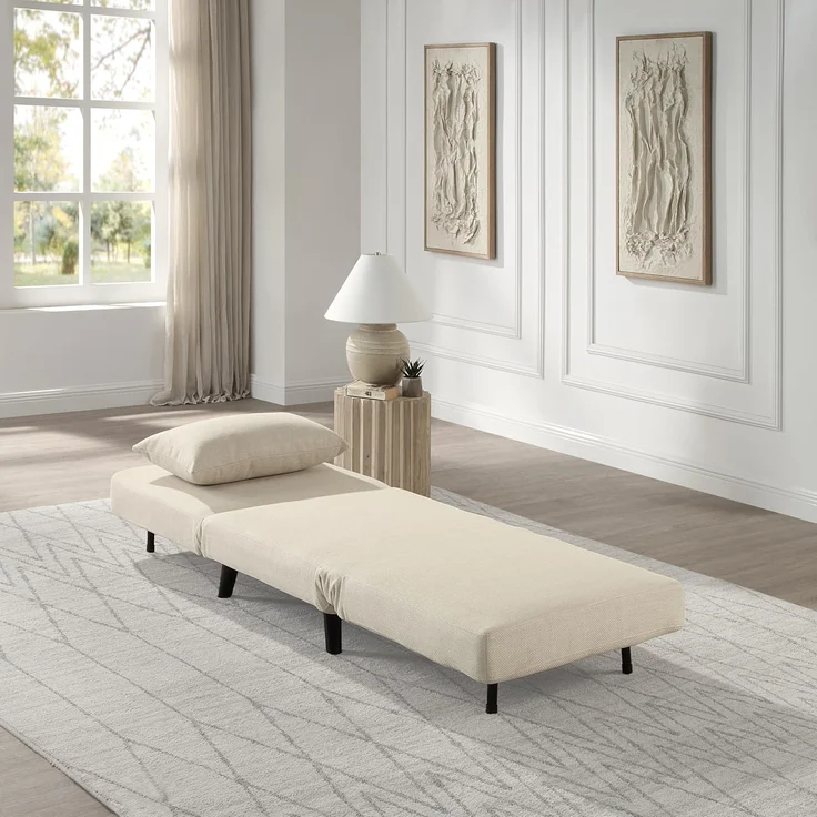 ATLANTIC home collection Sessel Robby, inkl. Bettfunktion, mehrfach verstellbar, Strukturbezug – Bild 2