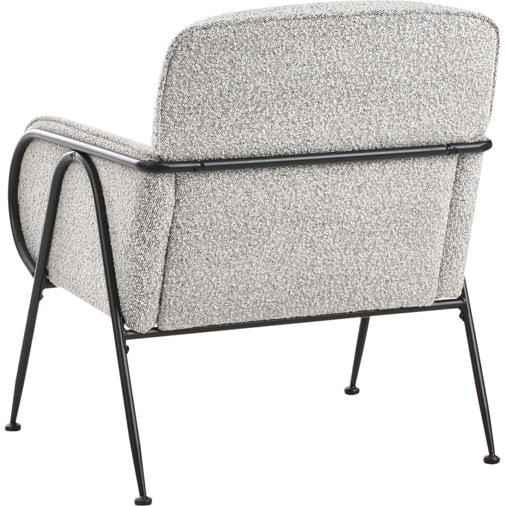 Sessel TRYSNES Stoff Schwarz Weiß – Bild 6