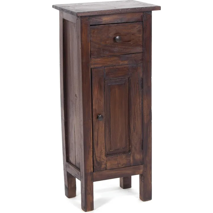 DESIGN DELIGHTS Kommode FLURSCHRANK PLANT 80x36cm (HxB) Massivholz, Telefontisch, Farbe: 03