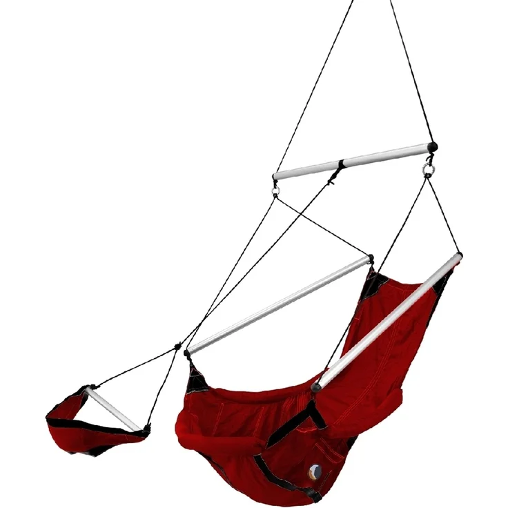 Ticket to the moon Moon Chair Hängesessel aus Fallschirmseide rot rot TM-TCM-3402 – Bild 1